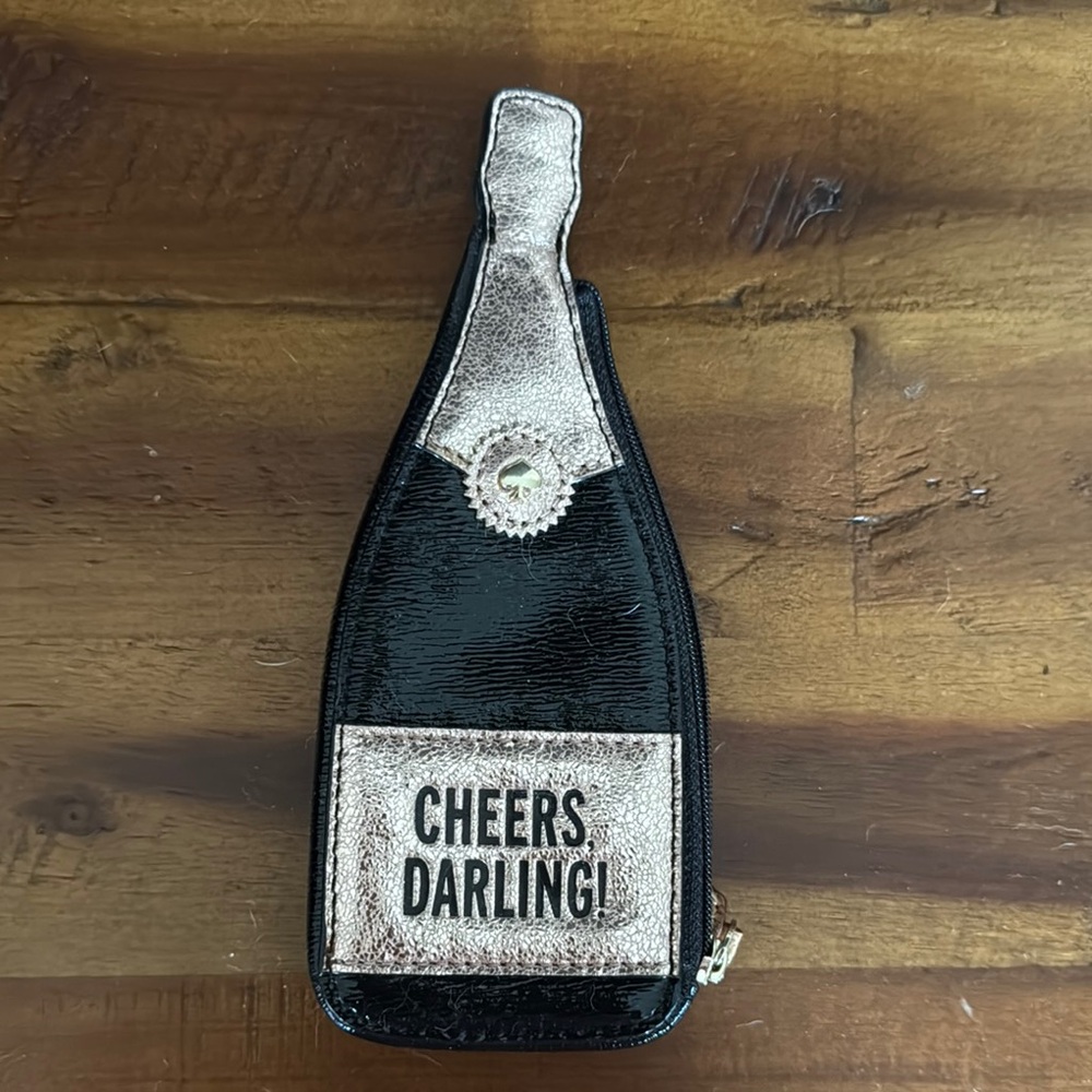 Kate Spade Cheers Darling Bottle Clutch
